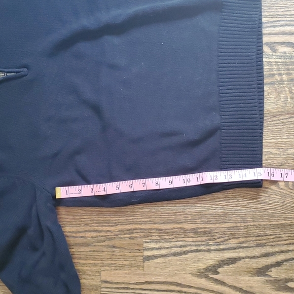 Goodthreads navy color quarter zip sweater - Picture 4 of 6